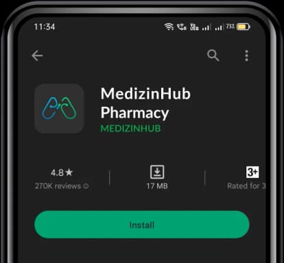 MedizinHub Phone Screen