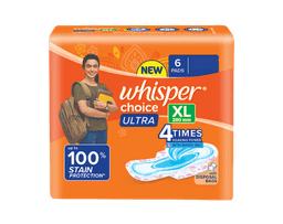 WHISPER CHOICE ULTRA 6'S PADS
