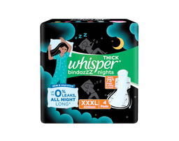 WHISPER ULTRA XXXL ON 4'S PADS
